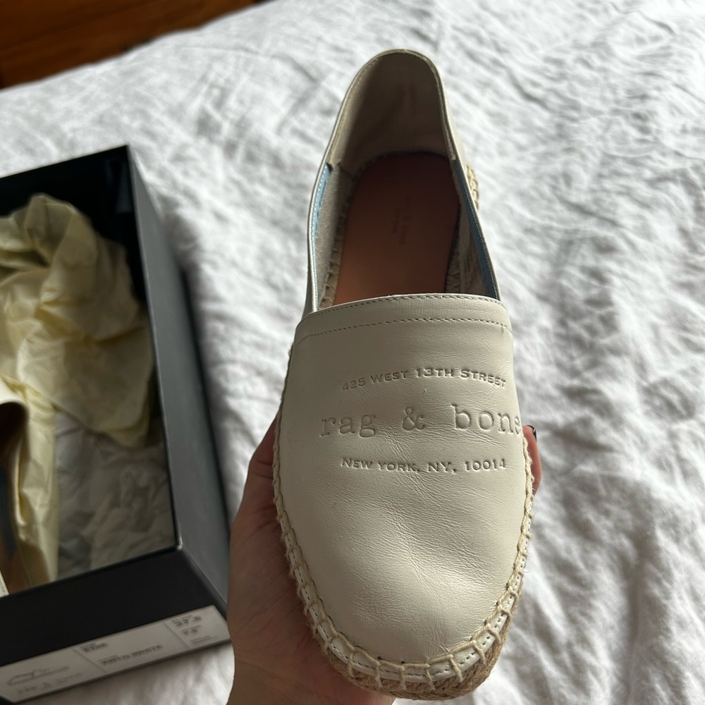 Rag & bone white espadrille NWT size 37.5